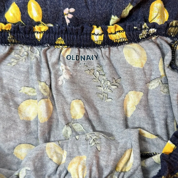 OLD NAVY Girls Navy Lemon Romper Size M(8) - Picture 4 of 5